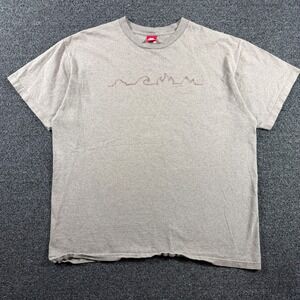 Vintage Element Men's XL T-Shirt Brown Wind Water Fire Earth Graphic USA Made